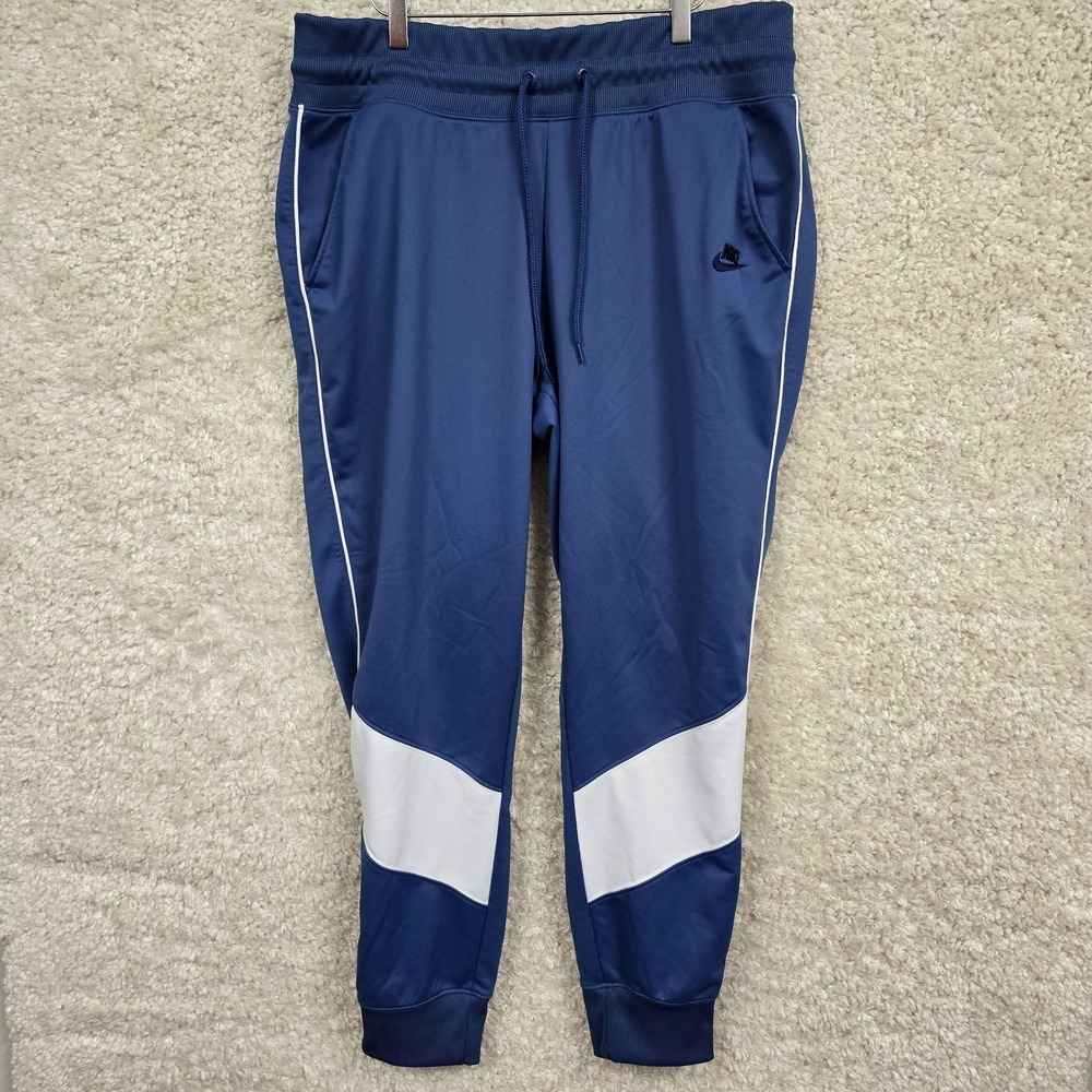 Nike Track Pants Women's XL Blue Heritage‎ Joggers Athletic Active